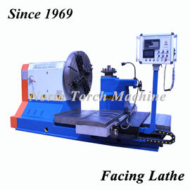 Universal Facing In Lathe , Metal Turning Lathe For HDPE falnge Mold