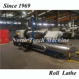 Horizontal Roll Turning Lathe Machine , High Speed Precision Lathe For Steel Roll