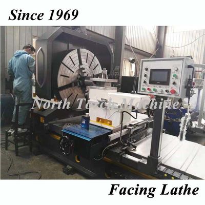 DRO System Manual Horizontal Facing Lathe Machine